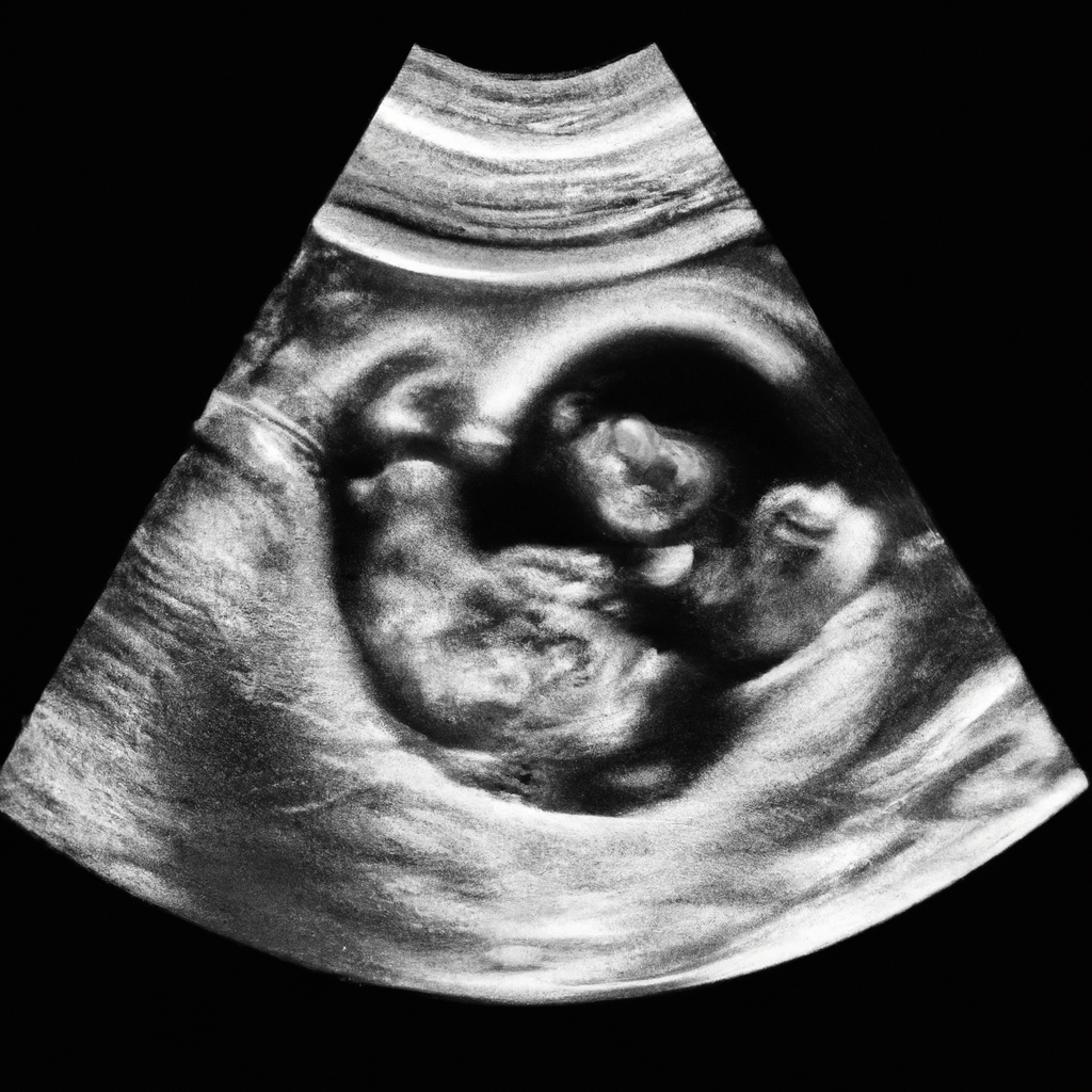 Captivating MRI MRI-Scan Of A Baby In Womb At 31 Weeks