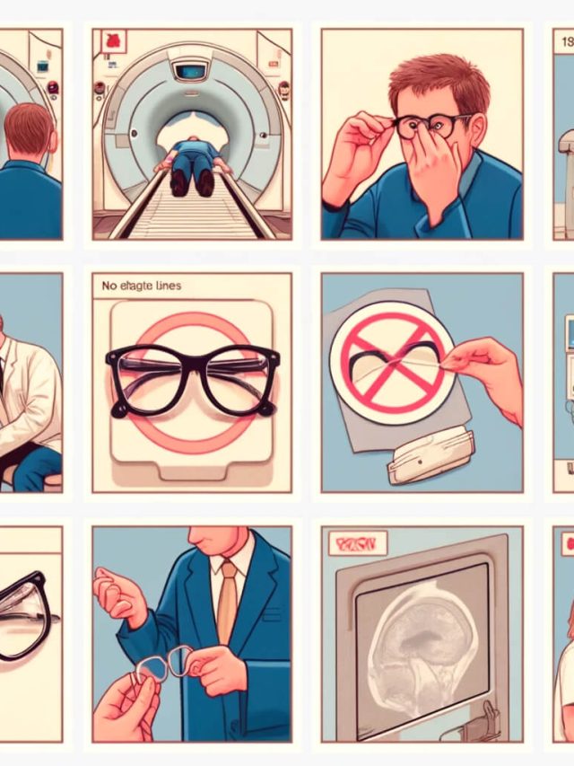 Why Glasses Shouldn’t Be Worn During an MRI