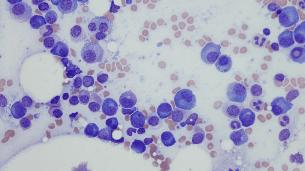 Multiple myeloma PET scan
