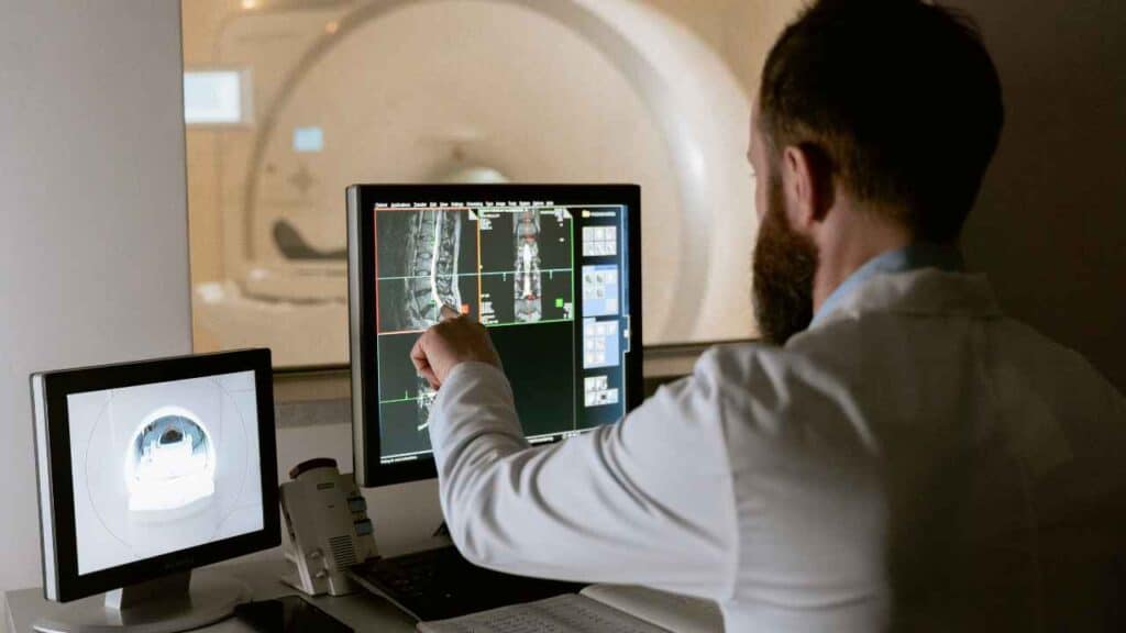 PET scan radiation exposure to family